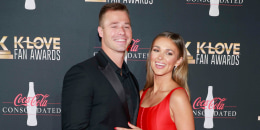 Christian Huff and Sadie Robertson Huff attend the 11th Annual K-LOVE Fan Awards.