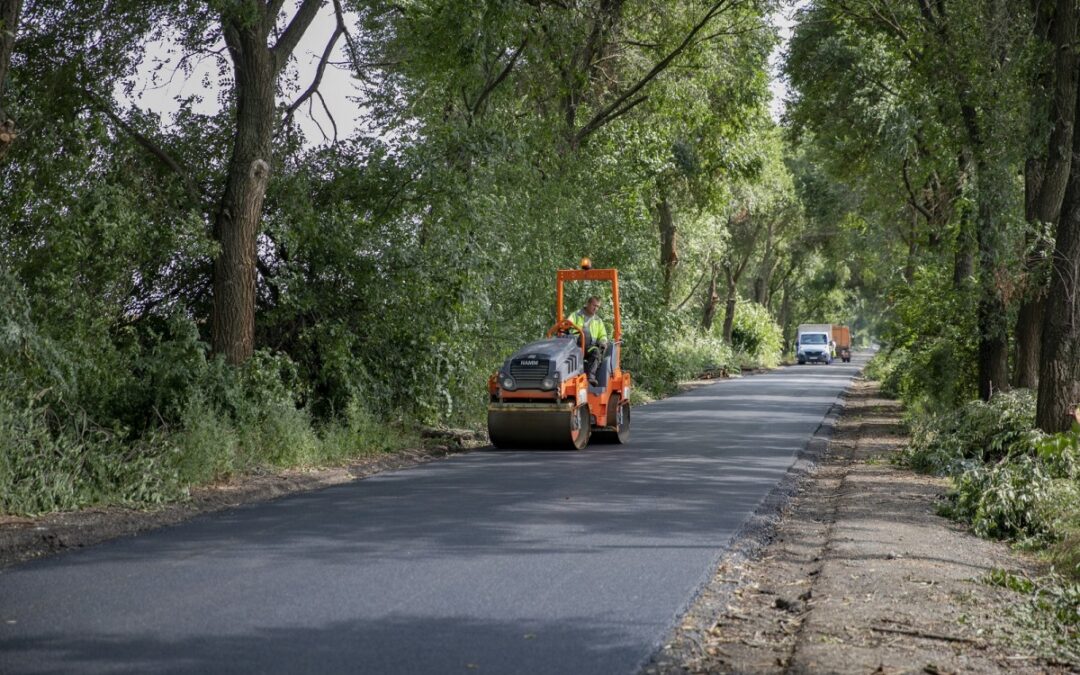 The long-awaited development is completed with the asphalting of Sárga dűlő