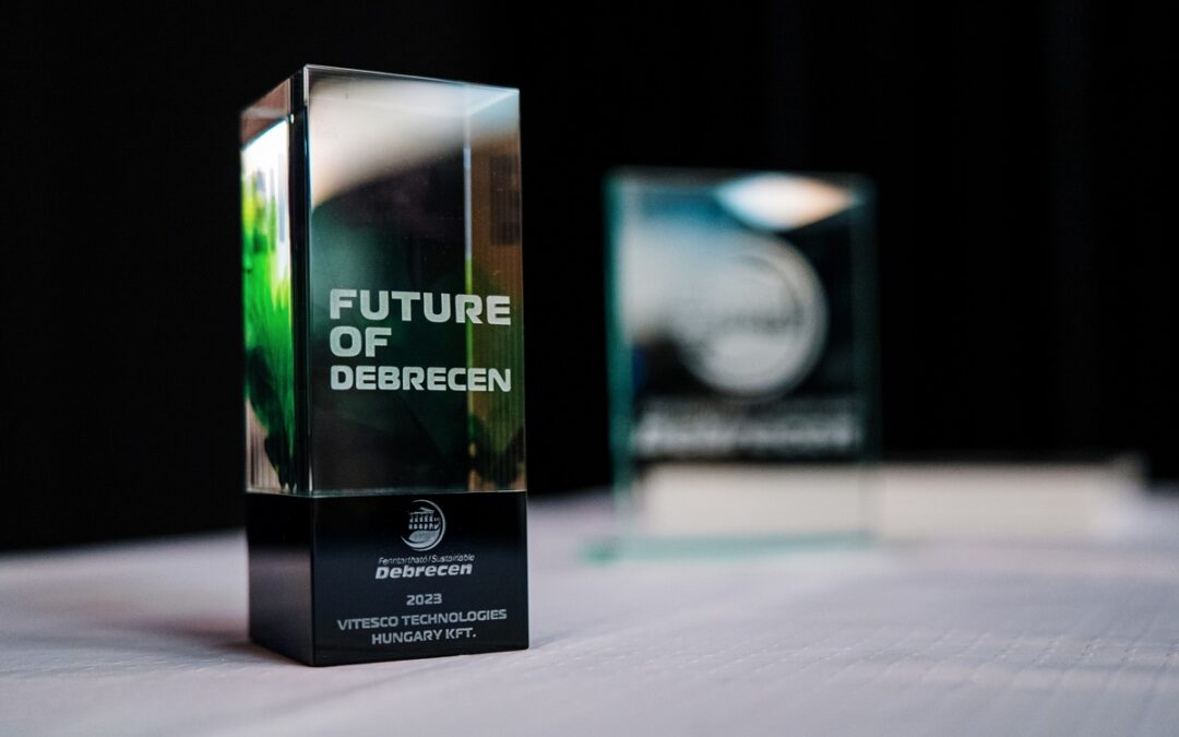 The Sustainable Debrecen Grand Prize was awarded to Vitesco Technologies Hungary Kft.