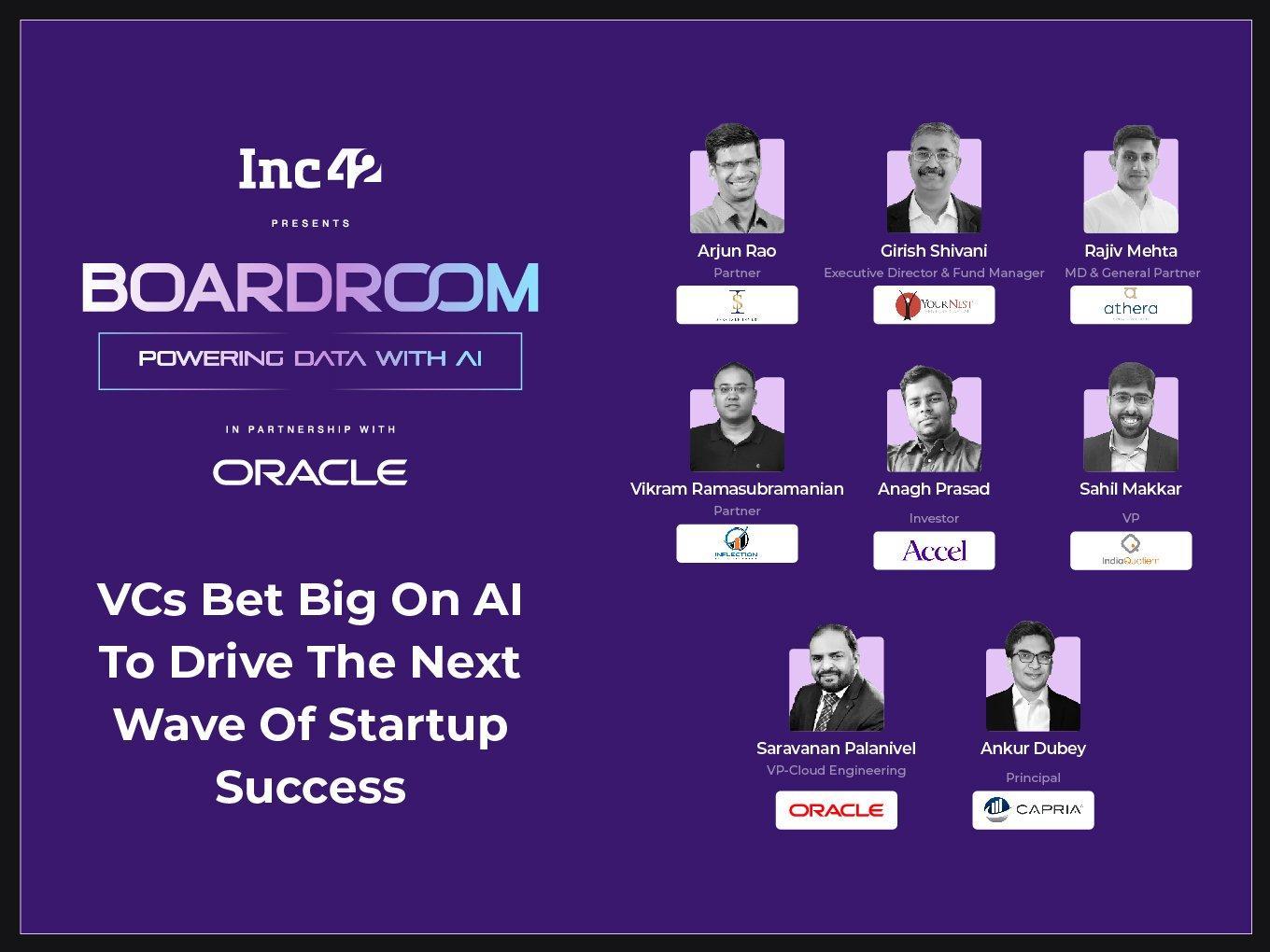 VCs Bet Big On AI To Drive The Next Wave Of Startup Success.