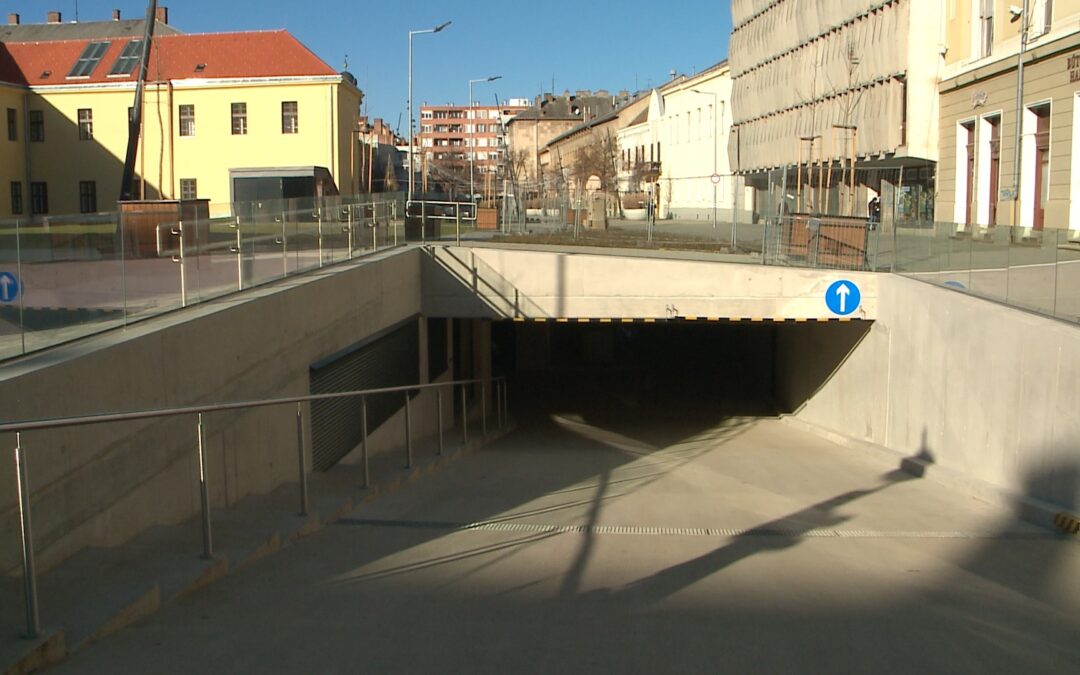 A unique parking technology system is being built in the Sas Street underground garage in Debrecen